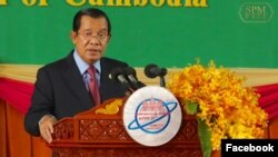 柬埔寨首相洪森2019年資料照。