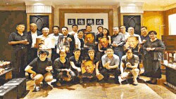 劉曉波生前好友在北京舉行追思會 (蘋果日報圖片)