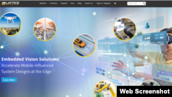 萊迪思半導體公司網頁截屏