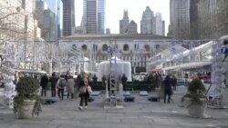 Фонтан замерз