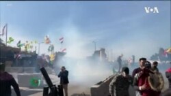 伊拉克示威者連續第二天在美國駐巴格達使館外抗議