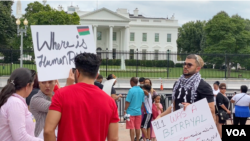 Протест представителей афганской диаспоры США у Белого дома. 15 августа 2021