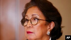 前菲律賓最高法院大法官卡皮奧-莫拉萊斯（資料圖片）