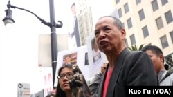 汪泯颁奖演说（美国之音国符拍摄）