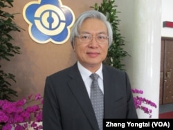 台灣執政黨國民黨立委邱文彥（美國之音張永泰拍攝）