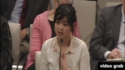 香港書商桂民海的女兒安吉拉桂。（視頻截圖）