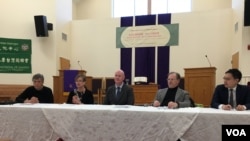 台美人團體2019年4月6日舉行“《台灣關係法》2.0再出發”座談會（美國之音鍾辰芳拍攝）