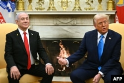 2025年2月4日，美國總統特朗普與以色列總理內塔尼亞胡在白宮舉行會晤。