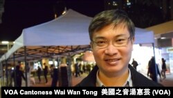 時事評論員桑普 (攝影：美國之音湯惠芸)