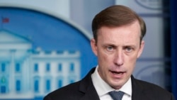 白宮國家安全顧問傑克-沙利文在華盛頓白宮舉行的每日簡報會上發言。(2021年10月26日)