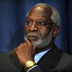 Former Surgeon General David Satcher participates in a press conference titled a "National Call to action on Cancer Prevention and Survivorship" on July 23, 2008 at the National Press Club in Washington.