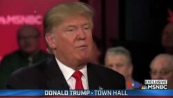 共和黨總統參選人川普因墮胎問題受到質疑