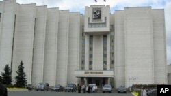 莫爾多維亞政府行政辦公大樓，大樓舊址曾是薩蘭斯克監獄