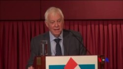 香港前港督訪港 就一國兩制表態 (粵語)