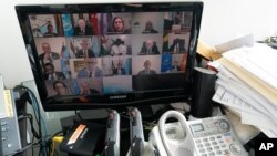 聯合國秘書長古特雷斯通過視頻在安理會會議上發表講話。 (2020年9月24日)