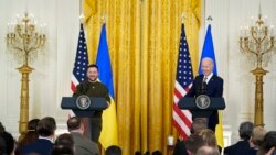 拜登在白宮迎接澤連斯基：美國人民和烏克蘭人民“自豪地站在一起”