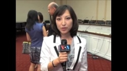 赵美心议员在国会山召开记者招待会