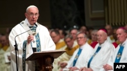 教宗方濟各在費城主持彌撒