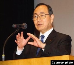 前自民黨參議員，智庫PHP研究所理事長江口克彥(照片提供: 江口克彥)