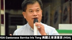 前香港立法局議員馮智活 (攝影:美國之音湯惠芸)