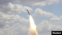 Военные учения с использованием ЗРК С-300 в районе Астрахани, Россия, 19 июня 2019 года