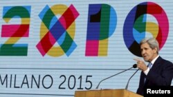 克里在米蘭世博會發表講話