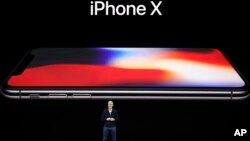 蘋果公司首席執行官蒂姆·庫克（Tim Cook）在今年9月的蘋果新品發布會上