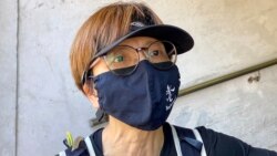 香港市民何小姐表示，不知道今年是否最後一次毋忘六四長跑，今年首次參加希望”做得一次得一次”，不希望香港好像中國大陸一樣，忘記六四事件 (美國之音湯惠芸)