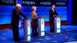 2015-12-20 美國之音視頻新聞: 美國總統大選民主黨辯論聚焦經濟與反恐