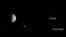 Juno's first image capture of Jupiter and some of its moons on July 5. (Credit: NASA)