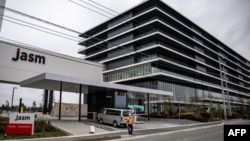 2024年2月14日台積電旗下日先進(JASM)位於熊本縣新半導體工廠全景。