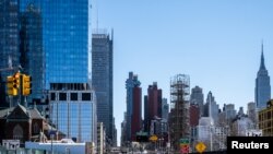 纽约市曼哈顿林肯隧道附近的街道空空荡荡。（2020年3月15日）