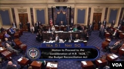 美国参议院星期三投票未通过“只废奥巴马医保法”议案