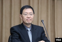 台湾财政部次长张璠（美国之音杨明拍摄）