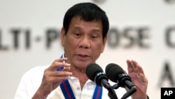 菲律賓新總統杜特爾特資料照。