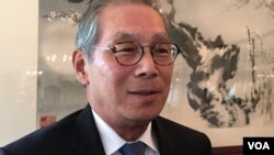 台灣駐美代表高碩泰 (美國之音鍾辰芳拍攝)