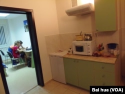 喀山大學學生宿舍。曾是今夏世界大學生運動會運動員宿舍。(美國之音白樺拍攝)