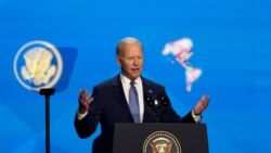 拜登在美洲國家首腦峰會上啟動經濟和健康倡議