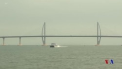 港珠澳大橋開通 香港居民有不同意見