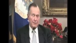 前美國總統老布殊住院