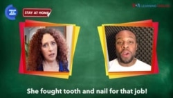 ຮຽນພາສາອັງກິດ ໃນນຶ່ງນາທີ “Fight tooth and nail” ແປວ່າ “ສູ້ບໍ່ຖອຍ/ສູ້ດ້ວຍທຸກວິທີທາງທີ່ມີ/ສູ້ຕາຍ”