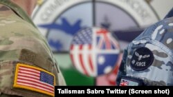 美澳“護身軍刀-2021”聯合軍演2021年7月14日在澳大利亞一空軍基地舉行開幕式。（照片來自美澳護符軍刀聯合軍演推特）