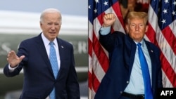 美國總統拜登和前總統特朗普。