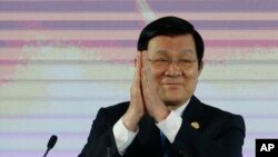 越南國家主席​​張晉創11月17日，在馬尼拉出席亞太經合組織會議。