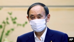 日本首相菅義偉。