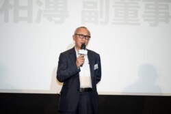 纬创资通副董事长黄柏漙出席2020年11月10日在台北举办的产官学携手共创学用接轨 GOLF社团立案发布会。（纬创资通Wistron提供）