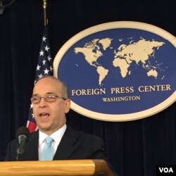 美國助理國務卿拉塞爾（美國之音張蓉湘拍攝）