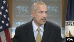 美国务院副发言人马克•托纳(美国之音视频截图)