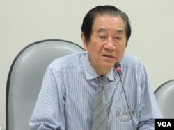 台灣在野黨民進黨立委陳唐山(美國之音張永泰拍攝)