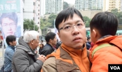 香港市民王先生。(美國之音湯惠芸)